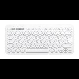 Logitech K380 Multi-Device Bluetooth billentyűzet Mac-hez Suisse/Schweizer (Qwertz) szürkésfehér (920-010397) (920-010397) - Billentyűzet