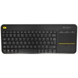 Logitech K400 Plus vezeték nélküli angol billentyűzet fekete (920-007143) (920-007143)