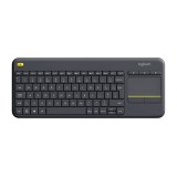 Logitech K400 Plus vezeték nélküli érintőpados billentyűzet, gravírozott HU kiosztás, fekete - 920-007157