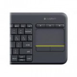 LOGITECH K400 Plus Wireless Touch Keyboard Dark Grey HUN