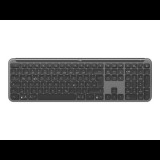 Logitech K950 Signature Slim billentyűzet Irodai RF vezeték nélküli + Bluetooth QWERTZ Német Grafit (920-012451)