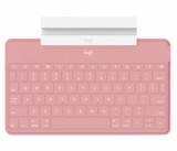 Logitech Keys-to-Go Bluetooth-os rózsaszín billentyűzet iPhone-állvánnyal US kiosztás (920-010176)