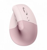 LOGITECH Lift Vertical Ergonomic rózsaszín 910-006478