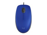 Logitech M110 egér Irodai Kétkezes USB A típus Optikai 1000 DPI