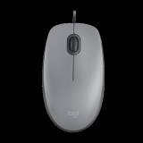 Logitech M110 Silent optikai egér (USB, szürke)