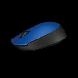 Logitech M171 cordless optikai egér (USB, kék)