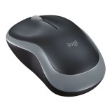 Logitech M185 vezeték nélküli egér, 1000 DPI, USB, szürke - 910-002235