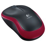 Logitech M185 Wireless Mouse Red 910-002237