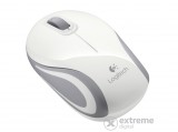 Logitech M187 vezeték nélküli optikai nano egér, fehér