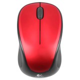 Logitech M235 Bluetooth/Unifying piros vezeték nélküli egér