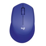 Logitech M330 Silent Plus vezeték nélküli egér, csendes kattintás, kék - 910-004910
