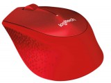Logitech M330 Silent Plus Wireless mouse Red 910-004911
