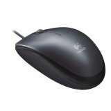 Logitech M90 vezetékes egér, USB, sötétszürke - 910-001793