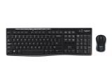 Logitech MK270 US, 2.4 GHz fekete wireless billentyűzet + egér