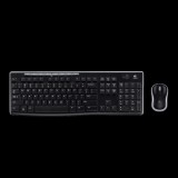 Logitech MK270 Wireless Desktop billentyűzet + egér (US, USB, fekete)