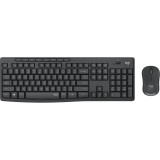 Logitech MK295 Silent Wireless Combo billentyűzet Egér mellékelve Vezeték nélküli RF QWERTZ Svájc Grafit (920-009796)