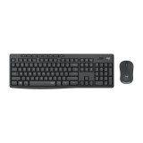Logitech MK295 Silent Wireless Combo vezeték nélküli billentyűzet+egér szett, grafitszürke, magyar kiosztás, 920-009806