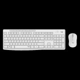 Logitech MK295 Silent Wireless Desktop billentyűzet + egér (HU, USB, fehér)