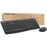 Logitech MK370 Combo for Business billentyűzet Egér mellékelve Irodai RF vezeték nélküli + Bluetooth QWERTZ Svájc Grafit (920-012067)