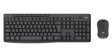 Logitech MK370 Wireless billentyűzet + optikai egér Black DE 920-012065