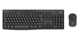 Logitech MK370 Wireless billentyűzet + optikai egér Black HU 920-012079