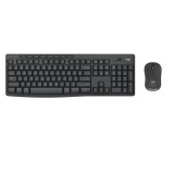 Logitech MK370 Wireless billentyűzet + optikai egér Black US 920-012077