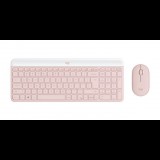 Logitech MK470 vezeték nélküli US billentyűzet + optikai egér rózsaszín (920-011322 / 920-011320) (920-011322)
