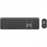 Logitech MK950 Signature for Business billentyűzet Egér mellékelve Irodai RF vezeték nélküli + Bluetooth QWERTZ Német Grafit (920-012504)