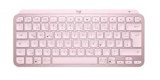 Logitech MX Keys Mini vezeték nélküli Francais (Azerty) billentyűzet rózsaszín (920-010484)
