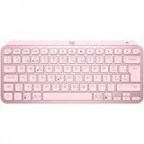 Logitech MX Keys Mini vezeték nélküli US billentyűzet rózsaszín (920-010500)