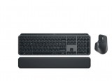 Logitech MX Keys S Combo, Wireless (RF + Bluetooth), Multi Device, (US), Grafitszürke, Vezeték nélküli, Billentyűzet + egér