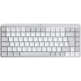 Logitech MX Mechanical Mini for Mac Tactile Quilet Mechanical Wireless Keyboard Pale Grey US 920-010799