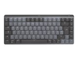 Logitech MX Mini Mechanical billentyűzet Irodai Vezeték nélküli RF QWERTY Brit angol Grafit, Szürke