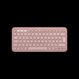 Logitech Pebble Keys 2 K380s billentyűzet RF vezeték nélküli + Bluetooth QWERTY Nemzetközi amerikai Rózsaszín (920-011853)