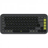 Logitech Pop Icon Keys Bluetooth Mini Billentyűzet DE - Grafit/Zöld (920-013059)