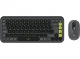 Logitech Pop Icon Wireless Keyboard Combo Graphite/Green US 920-013140