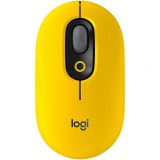 Logitech pop with emoji vezeték nélküli sárga egér 910-006546