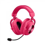 Logitech Pro X 2 Lightspeed Wireless Bluetooth Gaming Headset Magenta 981-001275