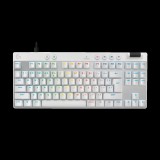Logitech Pro X TKL Rapid Vezetékes Gamer Billentyűzet Angol - Fehér (920-013242)