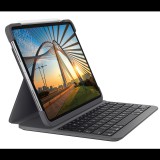 Logitech Slim Folio Pro iPad Pro 12.9 (3/4. gen.) tok + angol UK billentyűzet szürke (920-009710) (920-009710) - Tablet tok