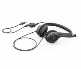 Logitech wired USB Headset H390 - black