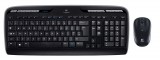 Logitech Wireless Combo MK330 billentyűzet Egér mellékelve Irodai USB QWERTY Nemzetközi amerikai Fekete