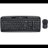 Logitech Wireless Combo MK330 billentyűzet Egér mellékelve USB QWERTY Angol Fekete (920-003986)