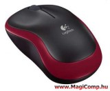 LOGITECH Wireless Mouse M185 fekete-piros 910-002240