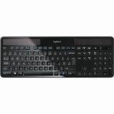 Logitech Wireless Solar Keyboard K750 billentyűzet Vezeték nélküli RF QWERTZ Német Fekete (920-002916)