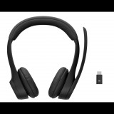 Logitech Zone 305 Teams headset fekete (981-001451) (981-001451)