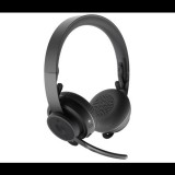 Logitech Zone Wireless Plus UC headset fekete (981-000919) (981-000919) - Fejhallgató