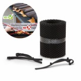 lombfogó háló ereszcsatornához 6mx15cm fekete