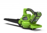 Lombfúvó-szívó akkumulátoros Greenworks GD40BV 40v akku és töltő nélkül