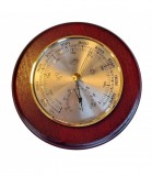 Lombik Barométer 3011 mahagóni fa hátlappal és hőmérővel